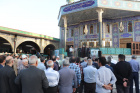 غبارروبی و عطرافشانی مزار شهدای شهرستان ساوه