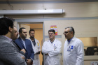 بازدید سرزده سرپرست دانشکده علوم پزشکی ساوه از مجتمع بیمارستانی شهید مدرس