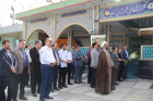 تجدید میثاق دانشگاهیان علوم پزشکی ساوه با شهدای جنگ تحمیلی