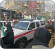 پوشش امدادی مراسم راهپیمایی یوم الله ۲۲ بهمن توسط اورژانس ۱۱۵ به روایت تصویر