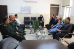 دیدار سرپرست دانشکده علوم پزشکی ساوه با فرمانده سپاه شهرستان
