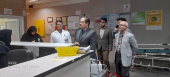 بازدید سرزده سرپرست دانشکده علوم پزشکی ساوه از مجتمع بیمارستانی شهید مدرس